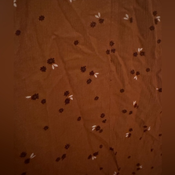 Sonoma Burnt Orange and Red Floral Blouse - Picture 3 of 4